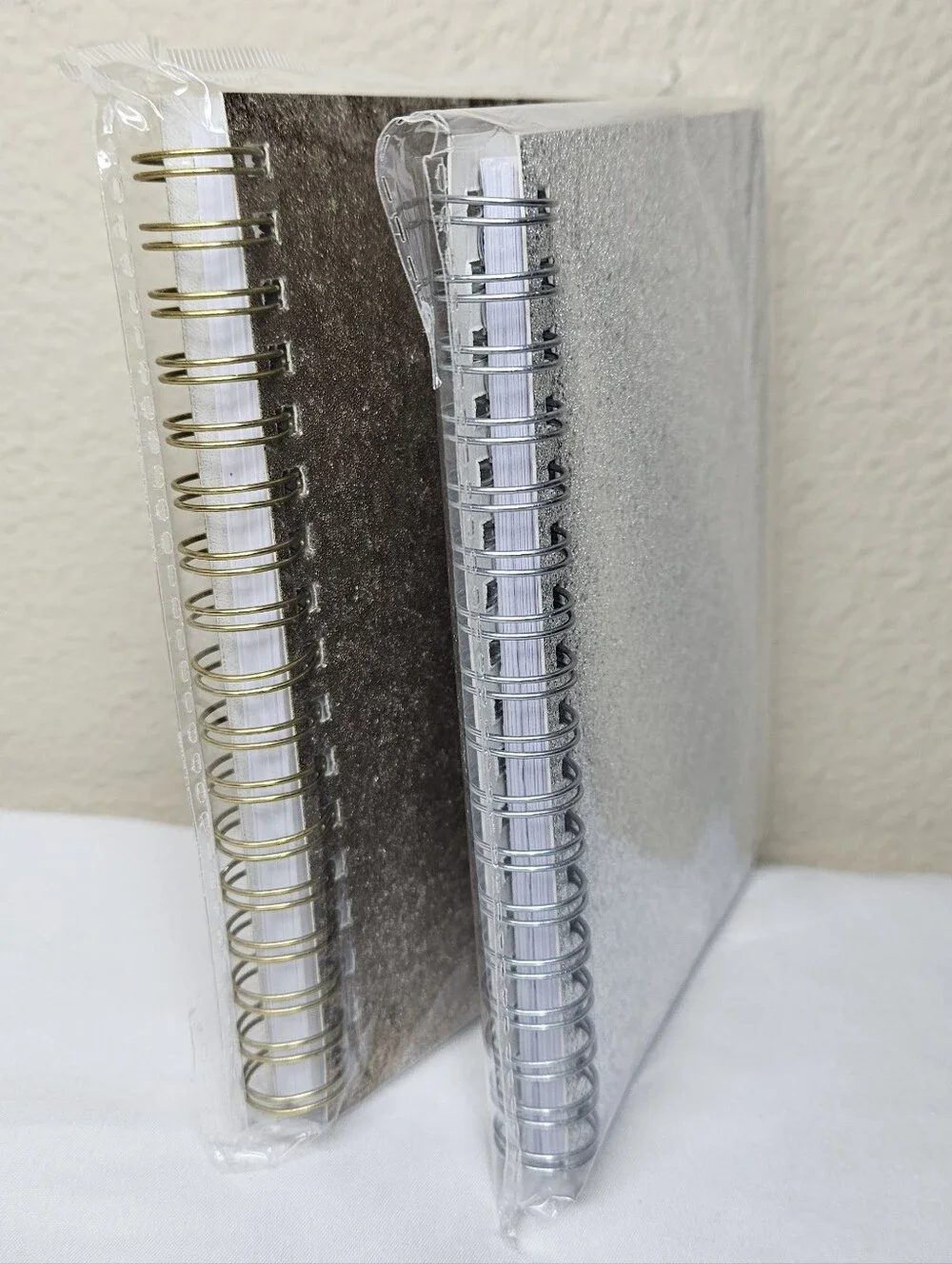 Glitter Spiral Notebook | Gold or Silver | Mini Journal | 4.25